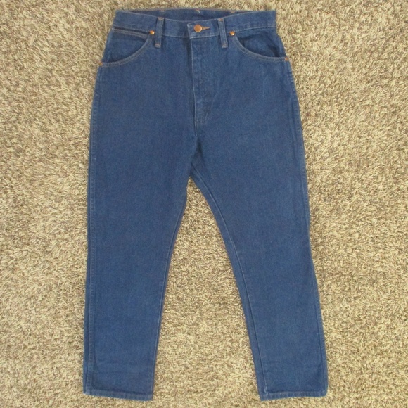 Wrangler Jeans Women's 11 Dark Wash Cowboy Cut Slim Fit Western Denim - Picture 1 of 7